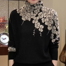 Amelie – Lässiger Langarmpullover mit Blumenprint