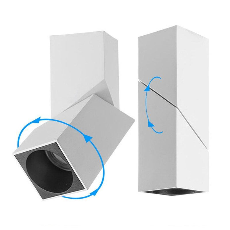 CubeGlow - Verstellbares quadratisches Downlight für moderne Räume