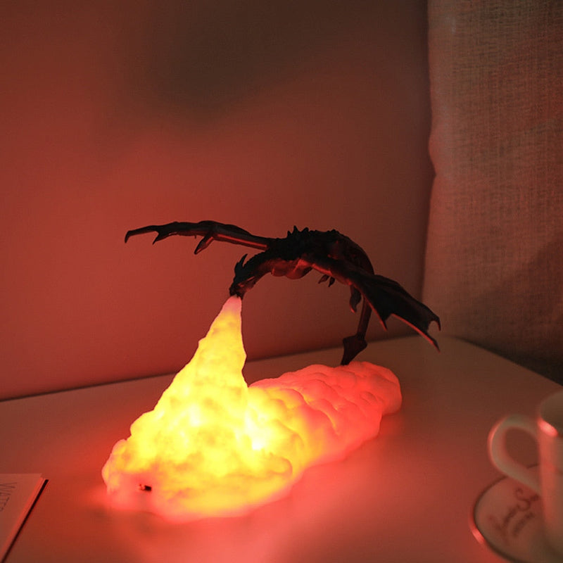 MythGlow – Wandleuchte in Drachenform mit LED-Licht und skulpturaler Auflösung