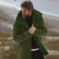 Carl - Warme Langärmelig Vlies Auskleidung Reversjacke Mit Knöpfen