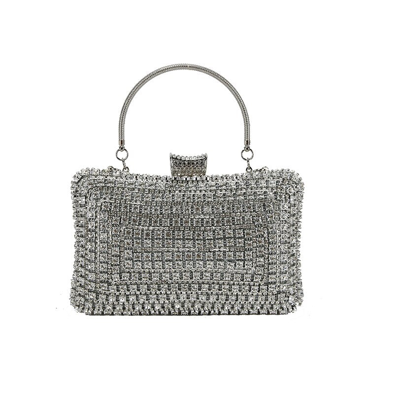 Sorina – Kleine Clutch Tasche mit geometrischem Muster