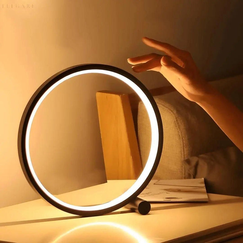 AuraLuxe - Berühren Sie Empfindlich LED Rund Tischlampe