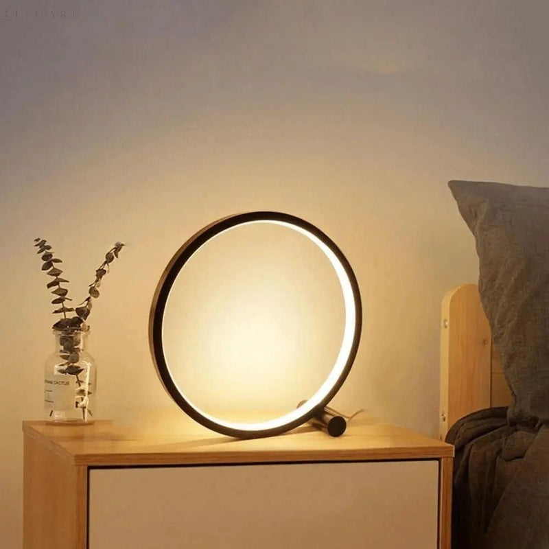 AuraLuxe - Berühren Sie Empfindlich LED Rund Tischlampe