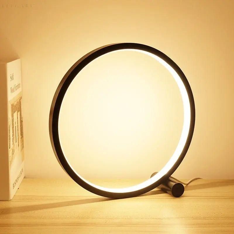 AuraLuxe - Berühren Sie Empfindlich LED Rund Tischlampe