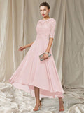 Paula – Elegantes Rundhalskleid mit kurzen Ärmeln für einen luxuriösen Look