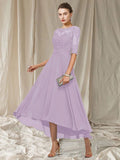 Paula – Elegantes Rundhalskleid mit kurzen Ärmeln für einen luxuriösen Look