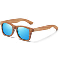 AuraGlide – Klassische Holzsonnenbrille mit polarisierten Gläsern und glatter Rahmenoberfläche