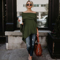 Mira – Off-Shoulder-Top mit drapiertem Ausschnitt und lässigen Ärmeln