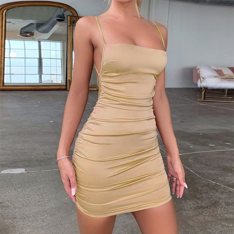 Clara - Elegantes ärmelloses Minikleid mit Schulterträgern