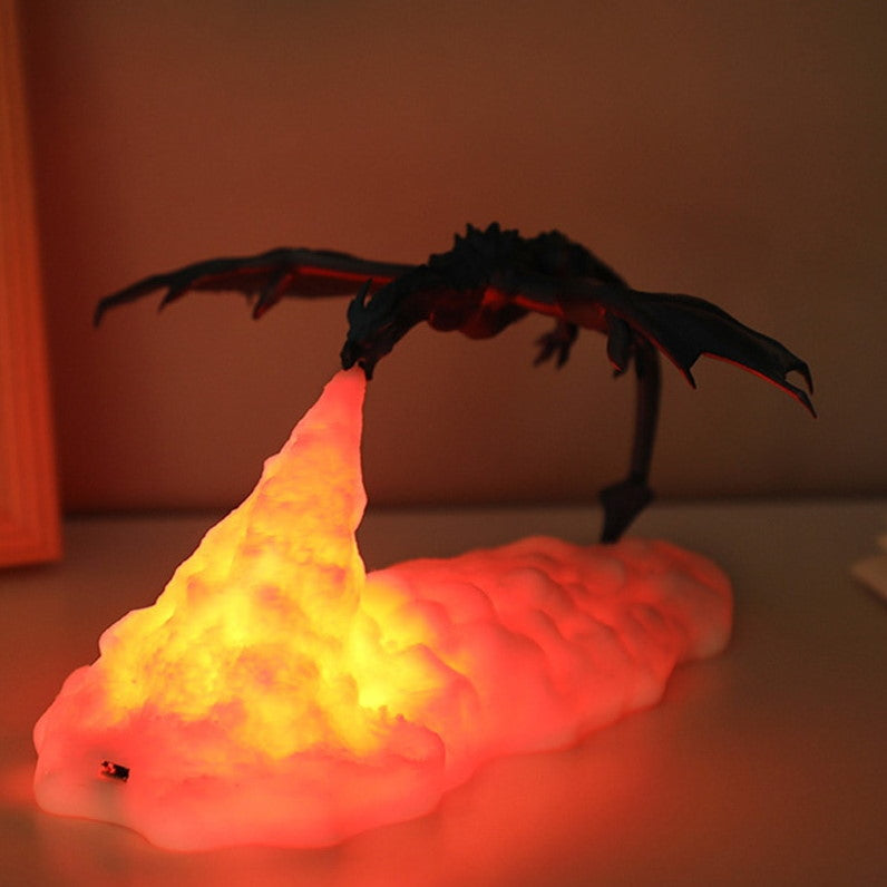 MythGlow – Wandleuchte in Drachenform mit LED-Licht und skulpturaler Auflösung