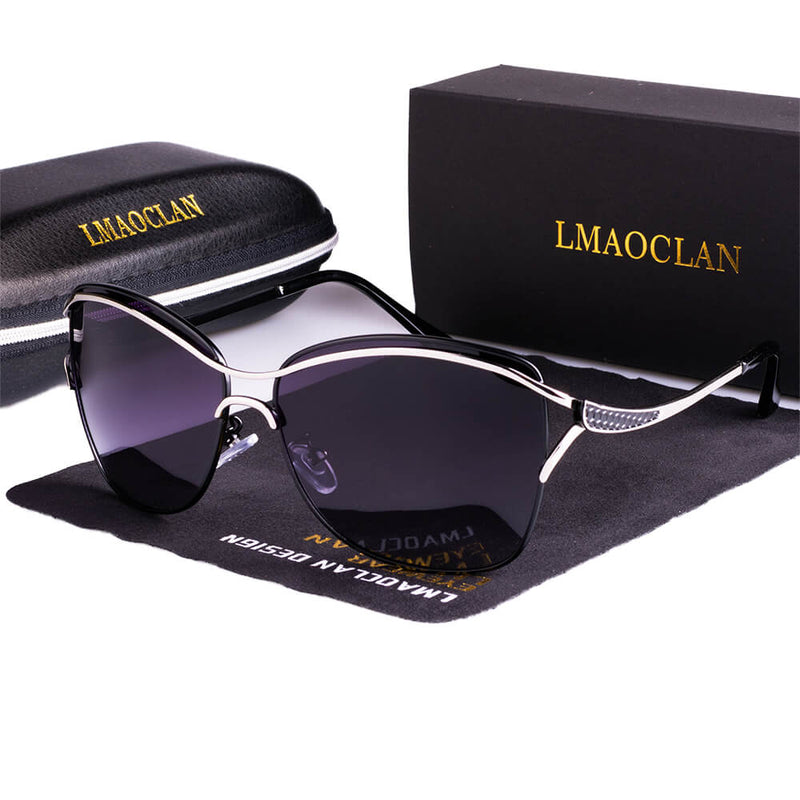 Emma – Luxuriöse polarisierte Sonnenbrille mit leichtem Entwerfen und UV Schutz