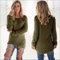Serena - Warm Rundhalsausschnitt Langärmelig Jumper
