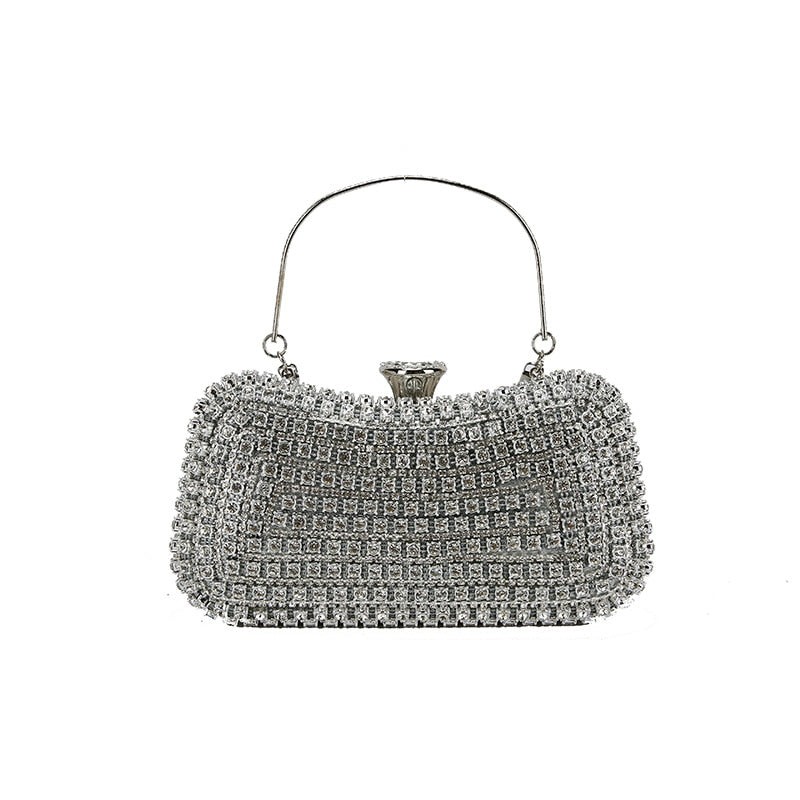 Sorina – Kleine Clutch Tasche mit geometrischem Muster