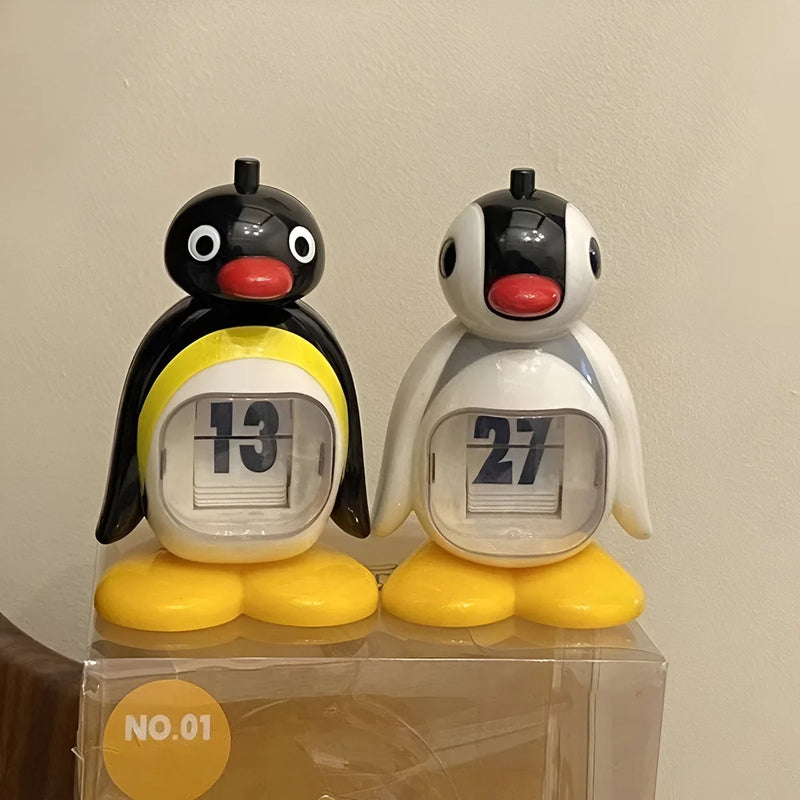 PenguTrack – Ewiger Pinguinkalender mit umklappbarer Datumsanzeige