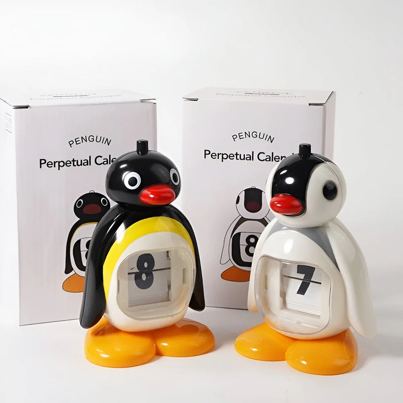 PenguTrack – Ewiger Pinguinkalender mit umklappbarer Datumsanzeige