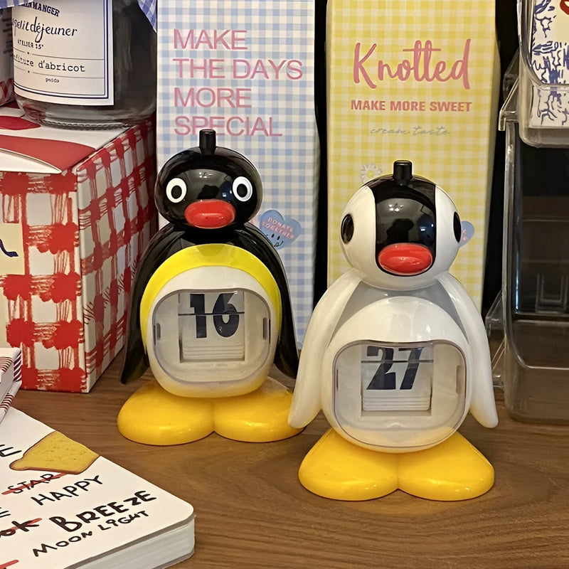 PenguTrack – Ewiger Pinguinkalender mit umklappbarer Datumsanzeige