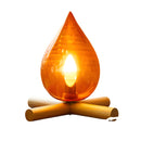 FlammeLys – Tischlampe mit sanftem Flammeneffekt und stabilem Sockel