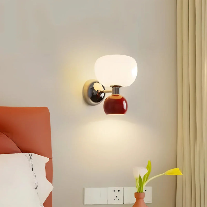 GlowGourd – Sanft leuchtende Kürbis-Wandlampe mit kabellosem Design und stimmungsvollem LED-Licht