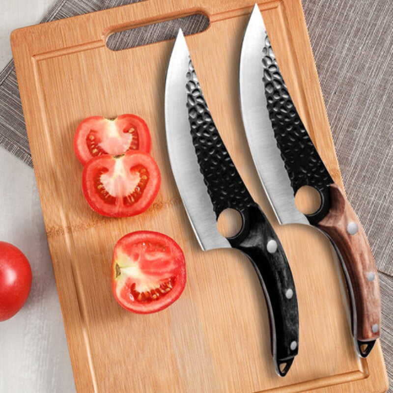 SlicePro – Präzisions Küchenmesser mit Fingerloch und Aufhängeschlaufe