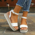 Norah – Leichte Knöchelriemen Sandalen mit Schnalle und dicke Sohle