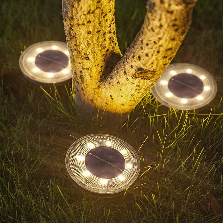 GlowNest - LED Solarbetriebene wasserdichte Gartenlichter