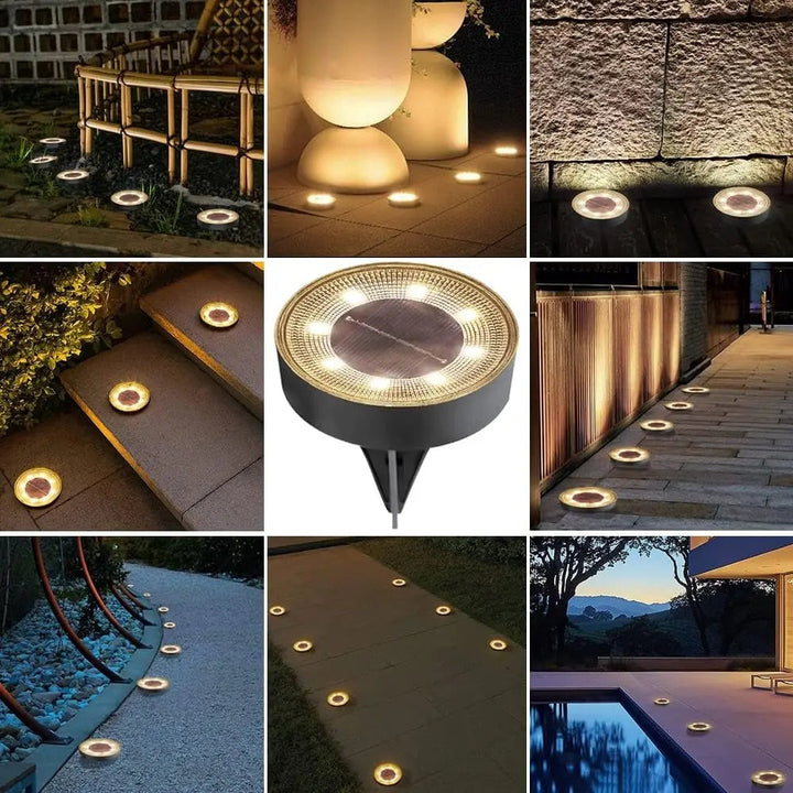 GlowNest - LED Solarbetriebene wasserdichte Gartenlichter