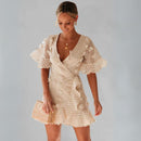 Annika - Vielseitiges Minikleid Mit Kurzen Ärmeln