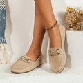 Verena - Elegante flache Schuhe mit rutschfester Sohle und Schnallen Gestaltung