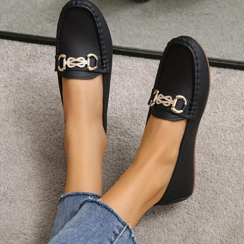 Verena - Elegante flache Schuhe mit rutschfester Sohle und Schnallen Gestaltung