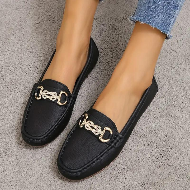 Verena - Elegante flache Schuhe mit rutschfester Sohle und Schnallen Gestaltung