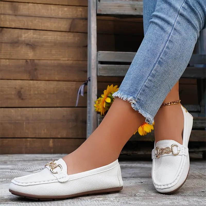 Verena - Elegante flache Schuhe mit rutschfester Sohle und Schnallen Gestaltung