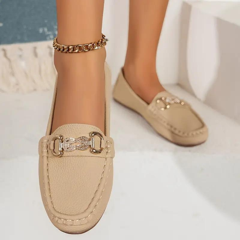 Verena - Elegante flache Schuhe mit rutschfester Sohle und Schnallen Gestaltung