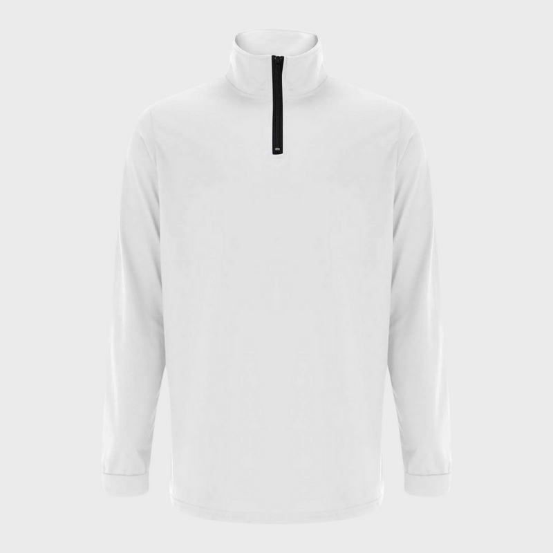Claus - Schmal geschnittener langärmeliger Pullover mit Reißverschlusskragen