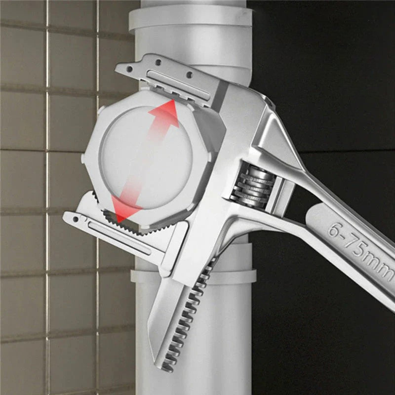 FlexGrip - Verstellbarer Schraubenschlüssel für beengte Platzverhältnisse und schnelle Reparaturen im Haushalt