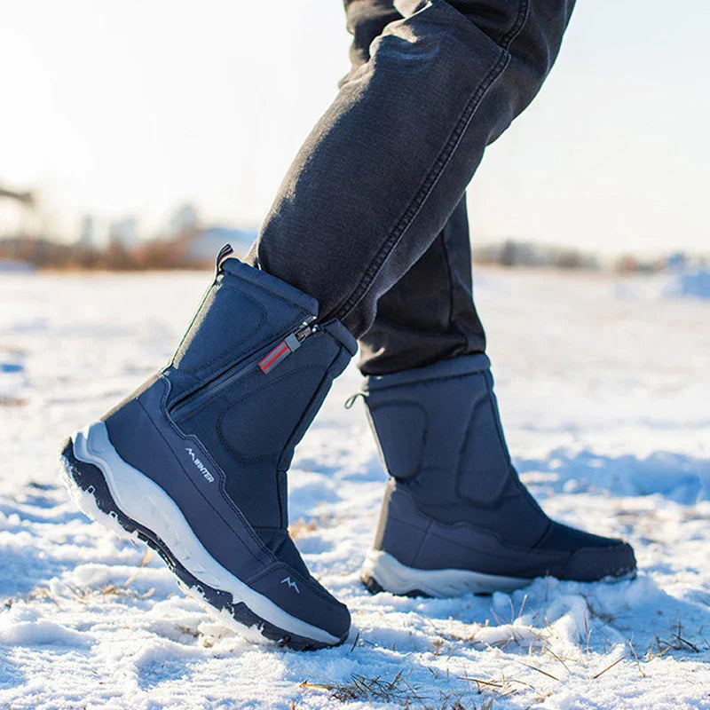 Timo - Schicke Masche Mittel Calf Stiefel Für Modische