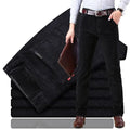 Alwin - Bequeme Schlanke Passform Hose mit geradem Bein und mehreren Taschen
