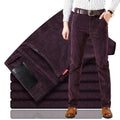 Alwin - Bequeme Schlanke Passform Hose mit geradem Bein und mehreren Taschen