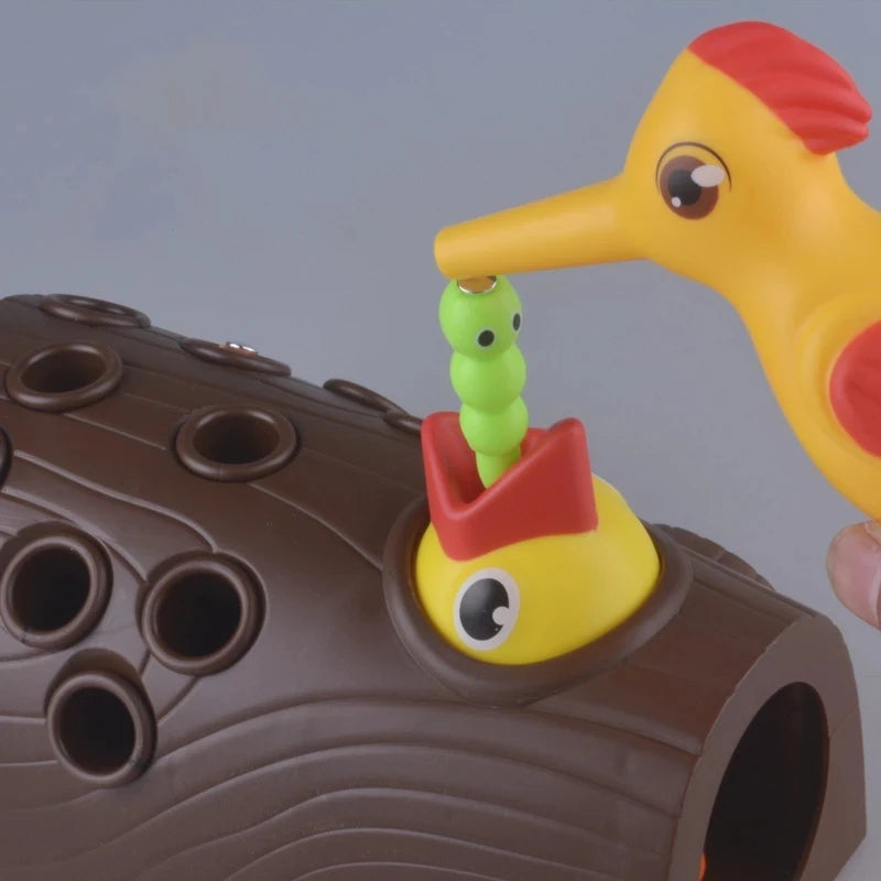 PeckBuddy – Magnetisches Spielzeug zum Fangen von Würmern für die Feinmotorik und Konzentration