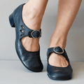 Babette – Lässige Schnallenschuhe mit niedrigem Absatz und rutschfester Sohle