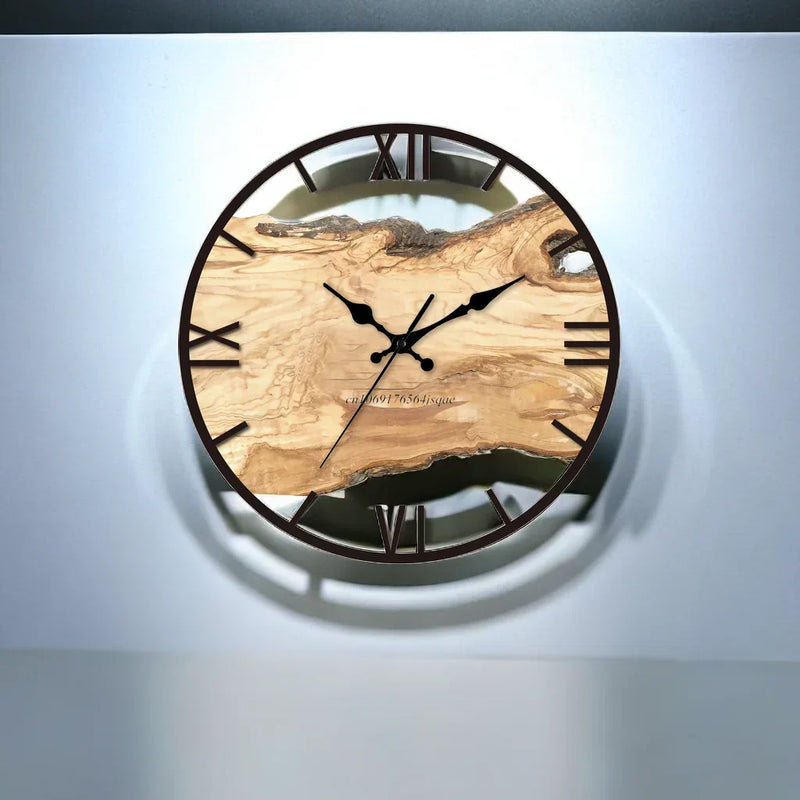 LucidClock - Luxuriöse transparente Wanduhr für den modernen Touch