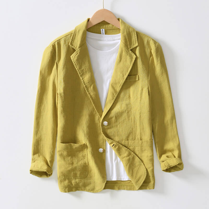 Alwin - Lässiger Reverskragen Blazer mit langen Ärmeln und Taschen
