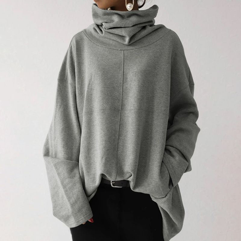 Talia - Langärmelig Lose Pullover Mit Taschen