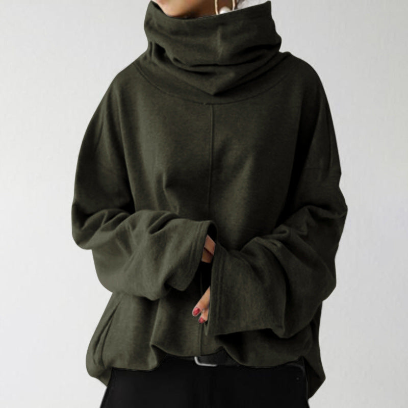 Talia - Langärmelig Lose Pullover Mit Taschen