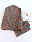 Zana - Leichtes Pyjama Setz mit langen Ärmeln und floralem Muster