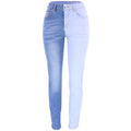 Clara – Stylische zweifarbige Hohe Taille Hose mit schmaler Passform und Taschen