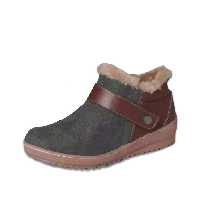 Zara - Warme Rutschfest Wildlederimitat Stiefelette