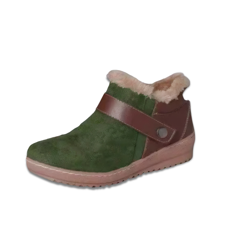 Zara - Warme Rutschfest Wildlederimitat Stiefelette