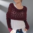 Anna - Wärme und Komfort luxuriöser Schal mit Drapierung und Design