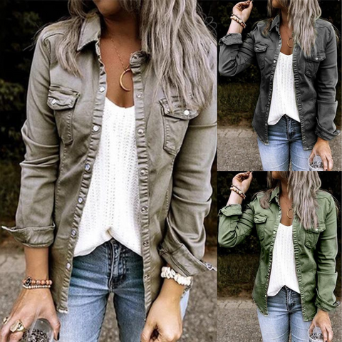Mira  - Trendige Denim Jacke Für Mühelosen Stil