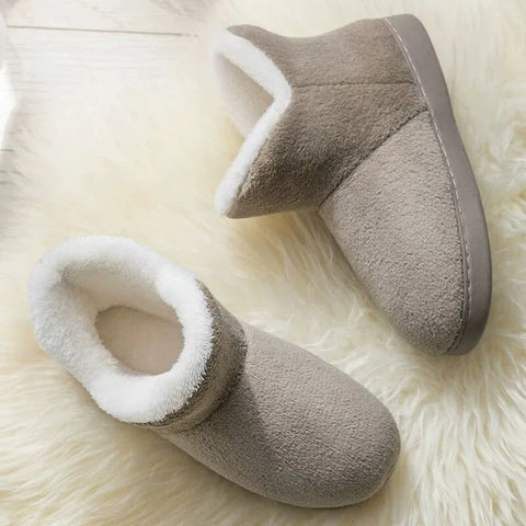 Olivia - Warme Rutschfest Pelz Gefüttert Flache Stiefel